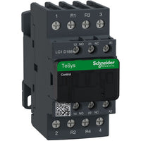 TeSys D contactor - 4P(2 NO + 2 NC) - AC-1 - <= 440 V 32 A - 42 V AC coil - LC1D188D7