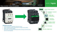 TeSys D contactor - 3P(3 NO) - AC-3 - = 440 V 18 A - 220 V DC coil - LC1D18MD