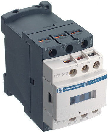 Power contactor, 3 pole, 25 A, 400 V, 3 Form A (N/O), coil 48 VDC, screw connection, LC1D25ED - LC1D25ED
