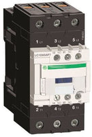Power contactor, 3 pole, 40 A, 400 V, 3 Form A (N/O), coil 48 VAC, screw connection, LC1D40AE7 - LC1D40AE7