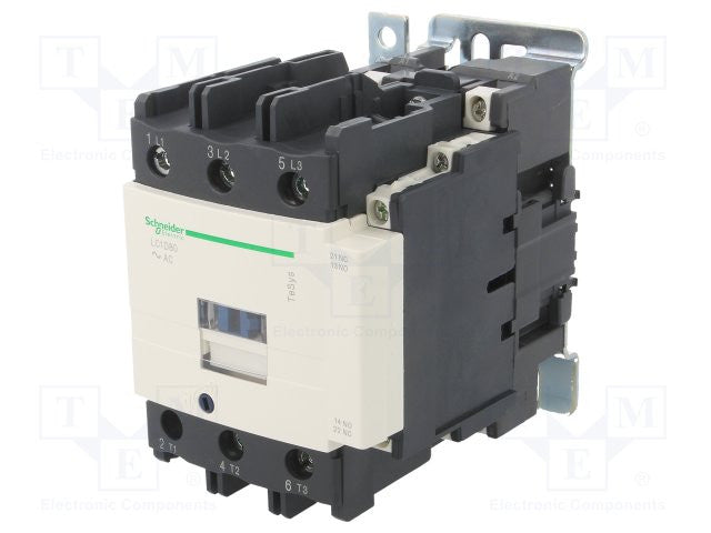 Power contactor, 3 pole, 80 A, 400 V, 3 Form A (N/O), coil 230 VAC, screw connection, LC1D80P5 - LC1D80P5