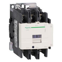IEC contactor, TeSys Deca, nonreversing, 95A, 60HP at 480VAC, 3 phase, 3 pole, 3 NO, 110VAC 50/60Hz coil, open style - LC1D95F7C