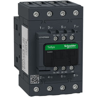 Power contactor, 4 pole, 60 A, 4 Form A (N/O), coil 230 VAC, screw connection, LC1DT60AP7 - LC1DT60AP7