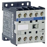 Power contactor, 3 pole, 6 A, 3 Form A (N/O), coil 110 VAC, screw connection, LC1K0610F7 - LC1K0610F7