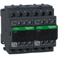 TeSys D reversing contactor - 3P(3 NO) - AC-3 - <= 440 V 25 A - 24 V low consumption DC coil - LC2D25BL