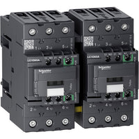 TeSys D reversing contactor - 3P - <= 440 V - 65 A AC-3 - 100...250 V AC/DC coil - LC2D65AKUE