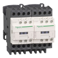 Reversing contactor, 4 pole, 25 A, 4 Form A (N/O), coil 24 VDC, screw connection, LC2DT25BD - LC2DT25BD