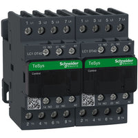 Reversing contactor, 4 pole, 40 A, 4 Form A (N/O), coil 110 VAC, screw connection, LC2DT40F7 - LC2DT40F7