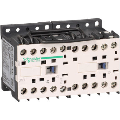 TeSys K reversing contactor - 3P - AC-3 <= 440 V 6 A - 1 NC - 24 V DC coil - LP2K0601BD3