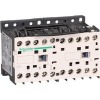 TeSys K reversing contactor - 3P - AC-3 <= 440 V 6 A - 1 NC - 24 V DC coil - LP2K0601BD3