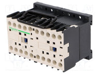 TeSys K reversing contactor - 3P - AC-3 <= 440 V 12 A - 1 NC - 24 V DC coil - LP2K1201BD
