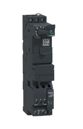 Reversing power base, TeSys U, 3P, 12A/690V, coil 24V DC, without control terminals - LU2BA0BL