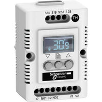 Thermostat, 9-30 V, -40-80 °C, (L x W x H) 44 x 56 x 85 mm, NSYCCOTH30VID - NSYCCOTH30VID