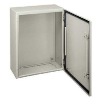 Spacial Crn Plain Door With Mount.plate. H300XW300XD150 IP66 IK10 RAL7035.. - NSYCRN33150P