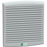 ClimaSys forced vent. IP54, 300m3/h, 24V DC, with outlet grille and filter G2 - NSYCVF300M24DPF