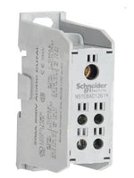 Power Distribution Block, Finger-Safe, 1 Pole, 200 A Copper, 600 V AC/DC, DIN Rail - NSYEBAD12614