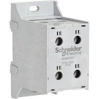 Enclosed power distribution block - AL lug, line 2, load 2, 600V 510A CU, 410A AL - NSYEBAP25622