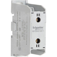 Power Distribution Block, Finger-Safe, 1 Pole, 200 A Copper, 600 V AC/DC, DIN Rail - NSYEBCD12611