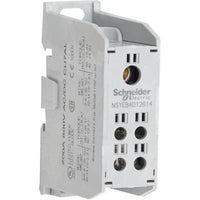 Power Distribution Block, Finger-Safe, 1 Pole, 200 A Copper, 600 V AC/DC, DIN Rail - NSYEBCD12614