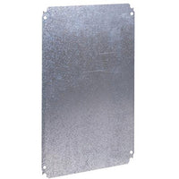 White Mounting Plate Electrical Enclosure, H1000XW600MM, Steel - NSYMM106WH