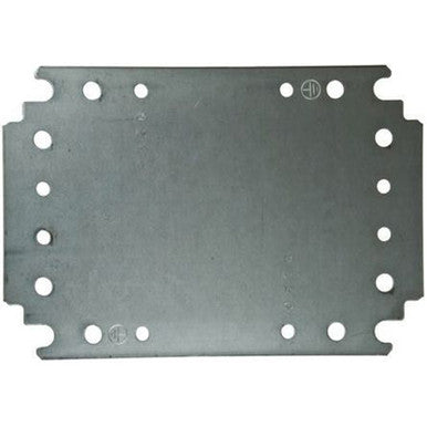 Plain mounting plate H1000xW600mm made of galvanised sheet steel - NSYMM106