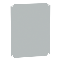 Internal door for Spacial WM enclH1000xW800 steel; RAL7035Adjustable in depth - NSYMPP54