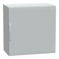 Floor standing enclosure polyester vers.PLA completely sealed 750x750x420 IP65 - NSYPLA774G