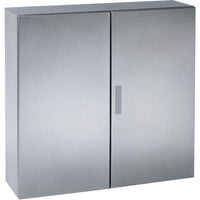 Wall Mount Electrical Enclosure, S3X, Stainless Steel, Plain Door, 300X250X150MM - NSYS3X302515