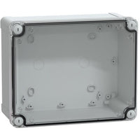 Polycarbonate enclosure, (L x W x H) 105 x 194 x 241 mm, light gray (RAL 7035), IP66, NSYTBP241910HT - NSYTBP241910HT
