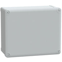 Polycarbonate enclosure, (L x W x H) 128 x 241 x 291 mm, light gray (RAL 7035), IP66, NSYTBP292412H - NSYTBP292412H