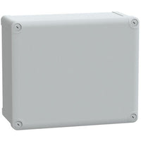 Polycarbonate enclosure, (L x W x H) 128 x 241 x 291 mm, light gray (RAL 7035), IP66, NSYTBP292412 - NSYTBP292412