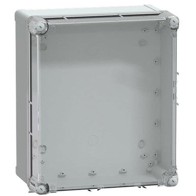 Polycarbonate enclosure, (L x W x H) 168 x 291 x 341 mm, light gray (RAL 7035), IP66, NSYTBP342916HT - NSYTBP342916HT