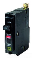 Miniature Circuit Breaker, QO Series, 20A, 1 Pole, 120/240V AC, 10kA at 120/240V AC - QOB1201021