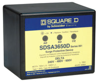 Surge Protection Device, 3 Phase, 600V AC, 3 Poles, 3 Wires - SDSA3650D