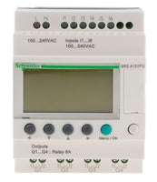 Telemecanique Compact Smart Relay, Zelio Logic, 10 I/o, 100...240 V AC, No Clock, Display - SR2A101FU