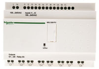 Compact smart relay Zelio Logic - 20 I O - 100..240 V AC - no clock - no display - SR2D201FU