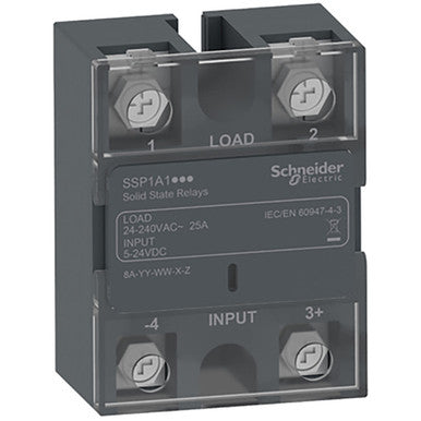 Solid State Relay, Input 5 to 24V DC, Output 24 to 480V AC, 75A - SSP1A175BDE