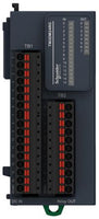 Discrete I/O module, Modicon TM3, 24 IO (16 inputs, 8 relay outputs, spring) 24 VDC - TM3DM24RG