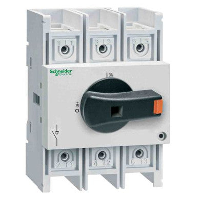 Schneider Electric Non-Fusible Disconnect Switch; 3-Pole; 100A; Rotary; Selector Switch; UL 98 - VLS3P080R2