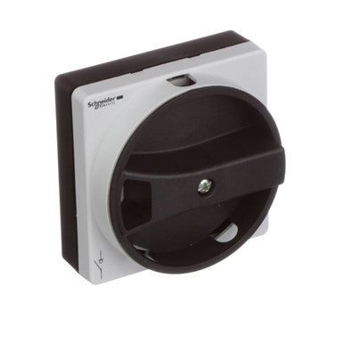Schneider Electric Rotary Handle; selector - recessed; 5mm shaft opening; screw mount; black - VLSH1S5B