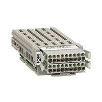 Additional Input Output module, Altivar, 24V DC, 1 removable spring connector - VW3A3203