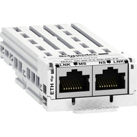 Schneider Electric EtherNet/IP and Modbus TCP Dual Port Module; 2 RJ45 ports - VW3A3720