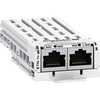 Ethernet/IP, ModbusTCP, MultiDrive-Link communication module - 2RJ 45 - VW3A3721