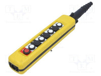 Pendant Control Station, 8-WAY Pushbutton, Yellow Enclosure, Xaca Series - XACA871