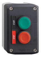 Dark Grey Station - Green Flush/red Flush Pushbuttons 22MM Spring Return - XALD211H29H7