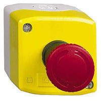 E-stop, Twist Reset, Grey/yellow Base, 40MM Red Mushroom Head, Xalk Series - XALK178H7