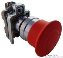 Pushbutton Switch, SPST, Momentary, 0.55A, 125VDC, Screw Terminal, Panel Mount - XB4BT842