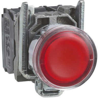 Pushbutton Switch, SPST, Momentary, 0.55A, 125VDC, Screw Terminal, Panel Mount - XB4BW34B5