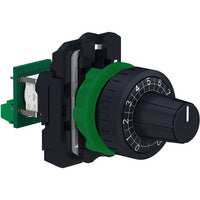 Potentiometer; Harmony 22mm; Plastic; 100K Ohms; 1W; Linear; 6mm Shaft - XB5AD912R100K