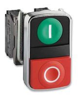 Switch Push Button N.O./N.C. DPST Flush Rectangular Button 6A 600VAC 600VDC Screw Clamp Panel Mount - XB5AL73415